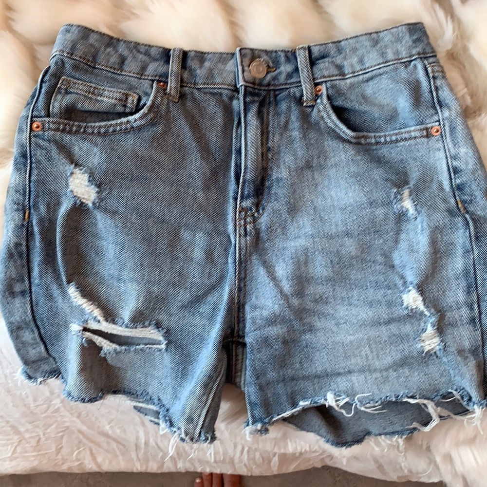 denim shorts